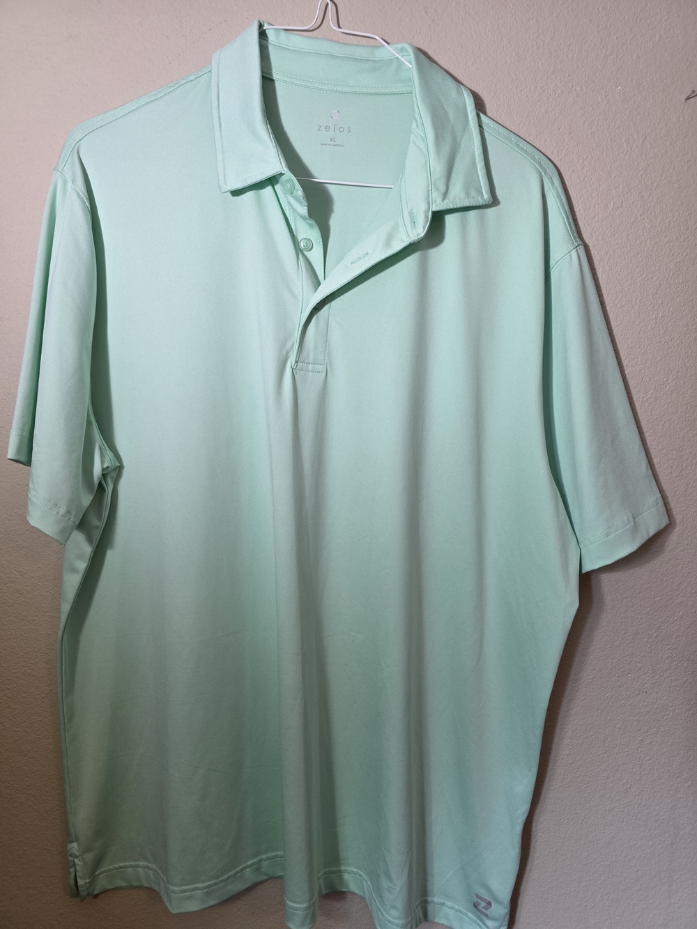 EUC ZELOS Mens Performance Polo Shirt